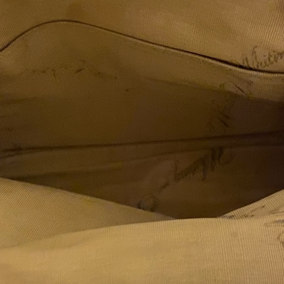 VINTAGE WHITING & DAVIS GOLD MESH CHAIN STRAP PURSE with RHINESTONE CLASP - Picture 3 of 5